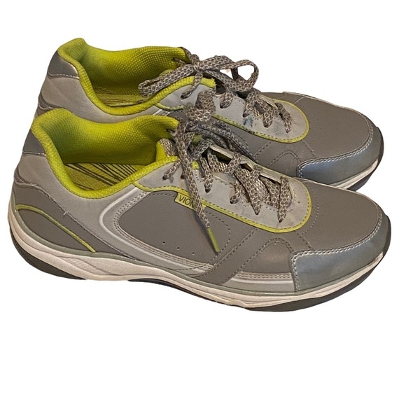 Vionic Kona Orthotic Running Shoes in Gray/Lime Size 7.5‎ - Picture 1 of 10